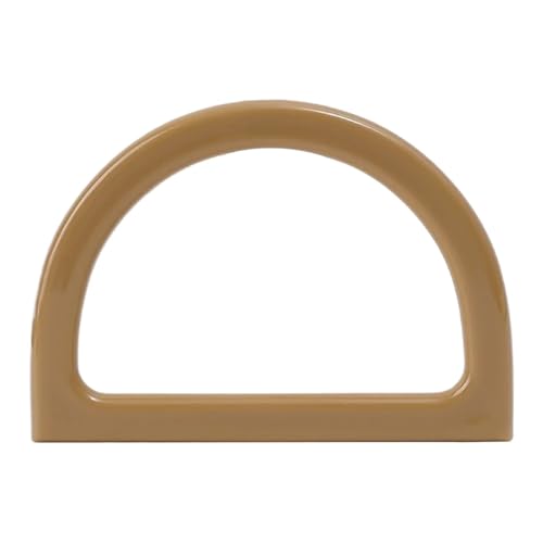 XUWEWI Taschengriffe Holz 4 Stück D-förmige Taschengriffe, DIY-Ersatzgriffe for Handtaschen, Tragegriffe, Geldbörsen, Taschengurte, Holztaschengriffe, Zubehör(Beige) von XUWEWI