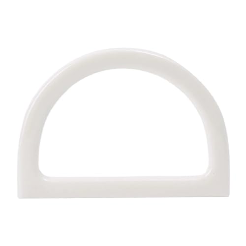 XUWEWI Taschengriffe Holz 4 Stück D-förmige Taschengriffe, DIY-Ersatzgriffe for Handtaschen, Tragegriffe, Geldbörsen, Taschengurte, Holztaschengriffe, Zubehör(White) von XUWEWI