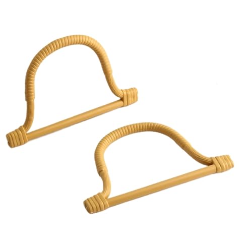 XUWEWI Taschengriffe Holz 4PCS Griff Dekorative U-Förmigen Griff Strand Tasche Griff DIY Brieftasche Herstellung Zubehör von XUWEWI
