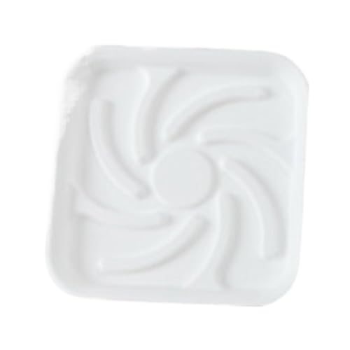 XUWEWI Untersetzer Für Pflanzen 2 Stück Blumentopf-Tablett, verdicktes, atmungsaktives Wasser-Tablett, quadratisches Blumen-Tablett, unteres Stütztablett(White-Large) von XUWEWI