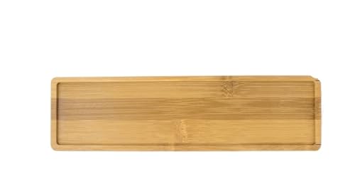 XUWEWI Untersetzer Für Pflanzen 2 Stück Blumentopf-Tablett for Pflanzen, Gartenbedarf, Blumentopfständer, Pflanzgefäß, Sukkulenten, for Zuhause, Balkon, Holztablett(17.6X8.8X1CM) von XUWEWI