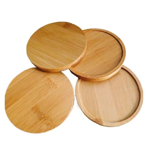 XUWEWI Untersetzer Für Pflanzen 4 Stück Holz Blumentöpfe Tablett Becher Tasse Matten Sukkulenten Töpfe Tabletts Basis Blumentopf Dekoration XUWEWI Untersetzer Für Pflanzen 4 Stück Holz Blumentöpfe Tablett Becher Tasse Matten Sukkulenten Töpfe Tabletts Basis Blumentopf Dekoration von XUWEWI