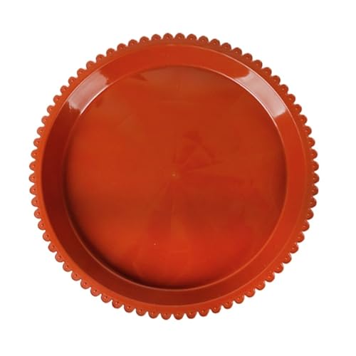 XUWEWI Untersetzer Für Pflanzen 5 Stück Blumentopf-Tablett, Kunststoff-Blumentopf-Tablett, Pflanzen-Tablett, runder Pflanzen-Untersetzer, Heim-Pflanz-Basis-Tabletts(Red) von XUWEWI
