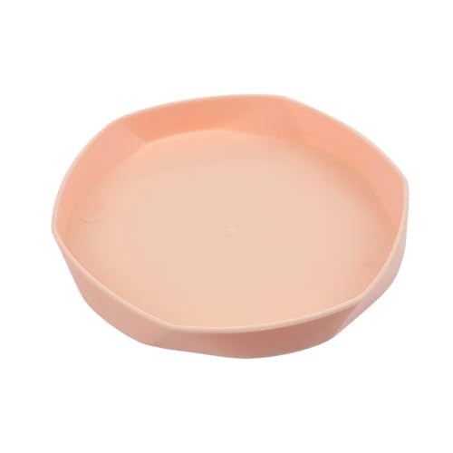 XUWEWI Untersetzer Für Pflanzen 5 Stück Blumentopf-Tablett aus Kunststoff for Pflanzen, Untersetzer, Kunststoff-Tablett, Untertassen for drinnen und draußen(Pink,14.5cm) von XUWEWI