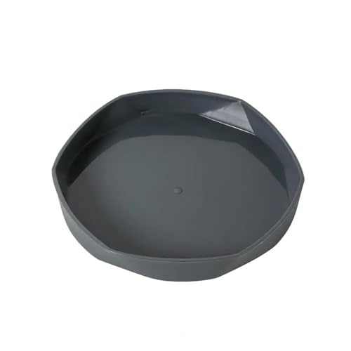 XUWEWI Untersetzer Für Pflanzen 5 Stück Blumentopf-Untersetzer, Topf-Tablett, Kunststoff-Pflanzen-Untertassen, multifunktionales Gartenzubehör(Black) von XUWEWI
