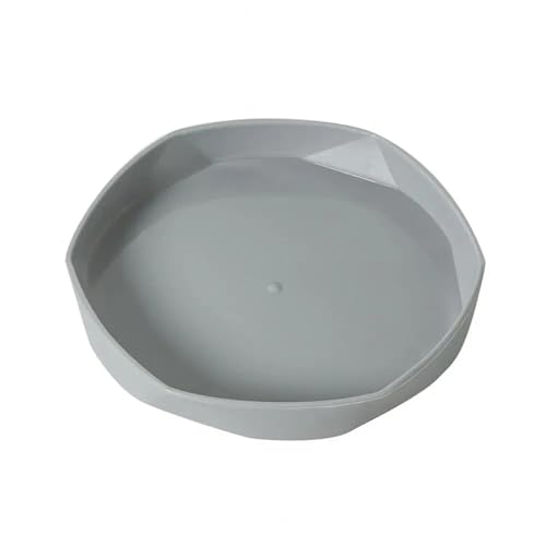 XUWEWI Untersetzer Für Pflanzen 5 Stück Blumentopf-Untersetzer, Topf-Tablett, Kunststoff-Pflanzen-Untertassen, multifunktionales Gartenzubehör(Gray) von XUWEWI