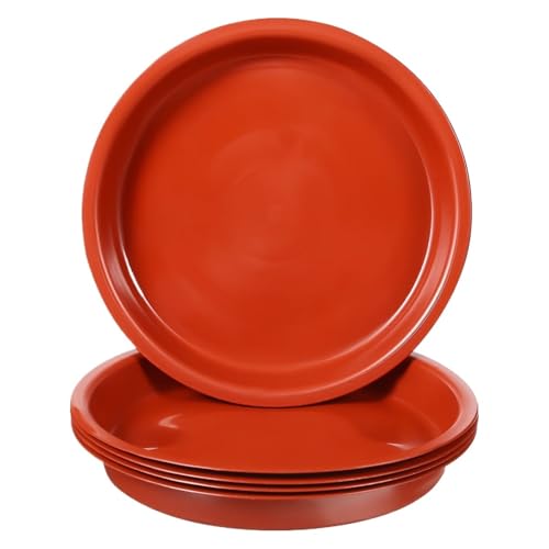XUWEWI Untersetzer Für Pflanzen 5 Stück Kunststoff-Garten-Blumentopf-Tabletts, runde Pflanzen-Untertassen, Wasser-Tablett, Basisständer, Gartenarbeit, Innenbedarf, Outdoor XUWEWI Untersetzer Für Pflanzen 5 Stück Kunststoff-Garten-Blumentopf-Tabletts, runde Pflanzen-Untertassen, Wasser-Tablett, Basisständer, Gartenarbeit, Innenbedarf, Outdoor von XUWEWI