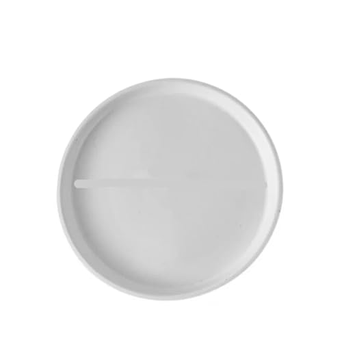 XUWEWI Untersetzer Für Pflanzen 5 Stücke Kunststoff Blumentopf Tablett Basis Anlage Untertasse Runde Tropf Pflanze Tabletts Topf Indoor Outdoor Hausgartenbedarf(White,13.5cm) von XUWEWI