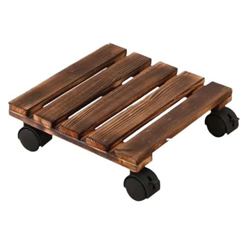 XUWEWI Untersetzer Für Pflanzen Blumentopf-Tablett, Holz-Pflanzgefäß-Tablett, Topfständer, rundes Rad, Blumentopf-Holzhalter XUWEWI Untersetzer Für Pflanzen Blumentopf-Tablett, Holz-Pflanzgefäß-Tablett, Topfständer, rundes Rad, Blumentopf-Holzhalter von XUWEWI