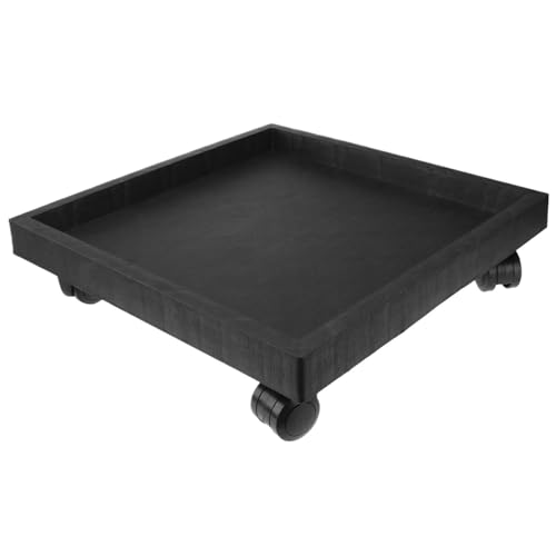 XUWEWI Untersetzer Für Pflanzen Blumentopf-Tablett, Pflanzgefäß, Ständer, Blumen-Rollräder, Paletten-Mover, Topfhalter, quadratisches Tablett mit Rollen und von XUWEWI