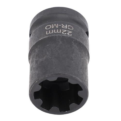 XUXHOU 1/2-Zoll-Antriebsbremssattelssocket, Premium-Material, Dauerhafte und Effektive, Zuverlässige Verwendung, Praktisches Tool, Ersatz für S4 2008-2020, S6 2012-2018, S5 2008-2020, SQ5 (22mm x 7pt) von XUXHOU
