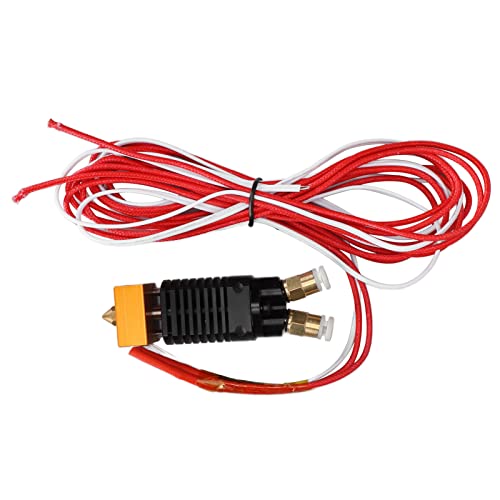 XUXHOU 2 In 1 Out Hotend Kit Effizienter Metall -3D -Drucker Extruder für Ender 3 Silikonabdeckschrauben, Einfach zu Verwenden für Ender 3 Upgrade Teile (12V) von XUXHOU
