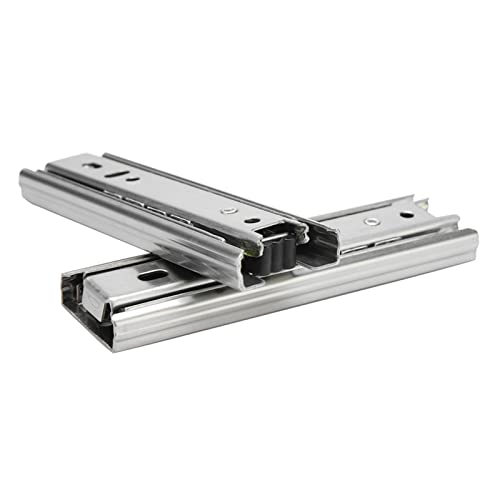 XUXHOU 2 PCs -Drawer Glides Zink Gold -plattiert Küchenschrank Zubehör Soft Close Complete Extension Erweiterung von XUXHOU