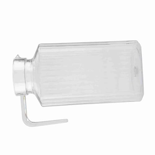 XUXHOU Acryl Gestreifte Saftflasche mit Nachhaltigem Transparentem Wasserpunsch mit Abdeckung der Hausbar mit Kaltem Wasser (1800 ml) von XUXHOU