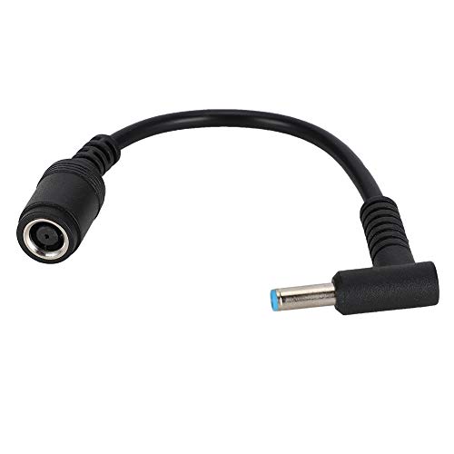 XUXHOU Adapter für Ultrabook Power -Schnittstelle, Praktische und Langlastende 7,4 X 5,0 Weiblich Bis 4,5 X 3,0 Männliche Biegung, Geeignet für -Notebook Benutzer, Kupferkern, Schwarz, 1 Stück von XUXHOU