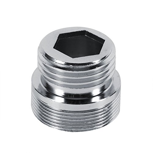 XUXHOU Aluminiumlegierreiniger Wasserreiner Adapterversender Fastilling -Anschluss für Küchenbad, 4 Größen (24mmmmmmmmmmmm) von XUXHOU