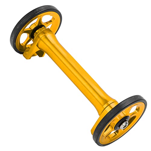 XUXHOU Bike Wheel-Verlängerungsstange 80 Mm Einstellbare Aluminium-Extender-Stange Zum Klappzyklus mit Antioxidationsbeschichtung Leichtes Gewicht 128G (Gold) von XUXHOU