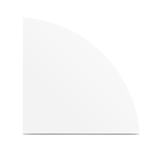 XUXHOU Eckbrett Elegante Schwimmende Wand Montierte Lagerregale für Heimbürodekor, Set mit 3 Weißen PVC -Regalen von XUXHOU