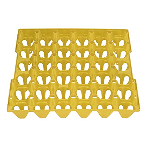 XUXHOU Eierspeicher -Tablett Resistent 30 Zell Eierhüllen Landwirtschaftliche Materialien für den Numerischen Halter (Yellow) von XUXHOU