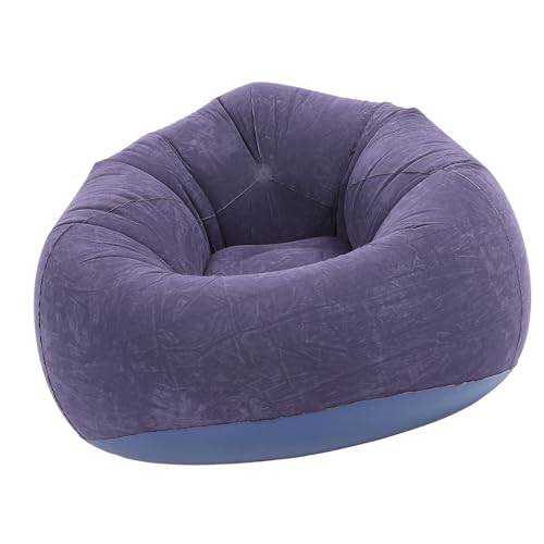 XUXHOU Ein Aufblasbarer Klappstuhl, der Sofa Aufbaut, um in Einem Heimbüro zu Reisen - Bio -PVC Material (Dunkelblau) von XUXHOU