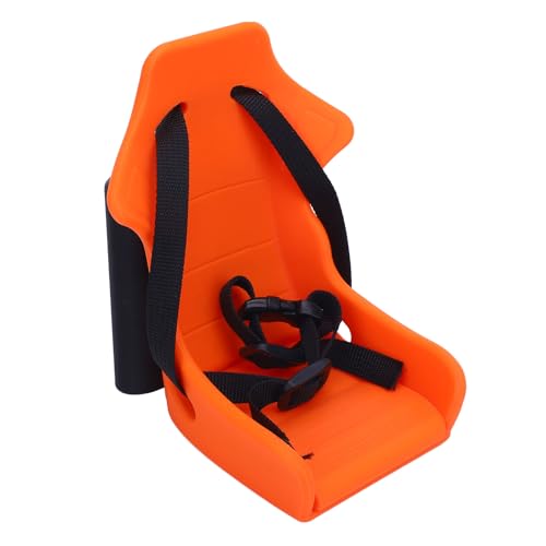 XUXHOU Fahrrad Baby Puppen Träger, Faltbare Puppe Fahrrads Itz Vorne Verstellbarer Riemen Länge Kunststoff Vorne für den Außenbereich (ORANGE) von XUXHOU