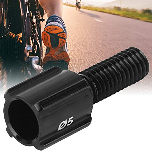 XUXHOU Fahrradstammschrauben, 10pcs RC122 Black Road Bike Heckummeur Bremskabel Leitung Daumenschieber -Einstellungsschraube für Road Mountain Heck (M5) von XUXHOU