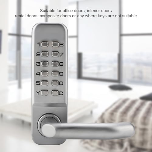 XUXHOU Handy 1-11 Numerische Code-Kombination Cam-Tür-Verriegelung für Verbundtüren, Präzisionssicherheits-codiertes Schloss aus Zinklegierung mit Englischem Handbuch und Schraubenpaket von XUXHOU