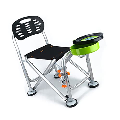 XUXHOU Klappen Fischereistuhl Langable Aluminiumlegierhöhe Einstellbarer Zusammenklappbarer Stuhl für Fischereicamping Im Freien, Oxford -Stoffmaterial (Basisversion) von XUXHOU
