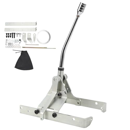 XUXHOU Langlebiger 12 -Zoll -Chromverschiebungshebelarmgetriebe Turbo, Billet Aluminiumknopf für Th350 mit Neutralem Sicherheitsschalter und Klammern Angepasst XUXHOU Langlebiger 12 -Zoll -Chromverschiebungshebelarmgetriebe Turbo, Billet Aluminiumknopf für Th350 mit Neutralem Sicherheitsschalter und Klammern Angepasst von XUXHOU