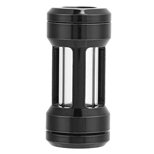 XUXHOU Messing Acrylwasserkühlfilter Weiblicher G1/4 -Gewindefilter für Kühler für Computerwasserkühlsysteme (BLACK) von XUXHOU