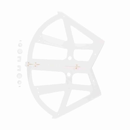 XUXHOU Plastikscharniere Schuhregalhalter Einfach Zusammenbauen Schuhschrank Accessoire für Schlafzimmer Eingangsanlagen (WHITE) von XUXHOU