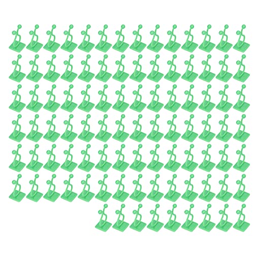 XUXHOU Reparatur von Wandstielen Fixierung des Clamp/Holder - -Designs Geschlossener Garten mit Hohem Klebstoff Anlagen Fixpunkt Clamp/Holder ungefähr. 3,5 X 2 X 2 cm (Green) von XUXHOU