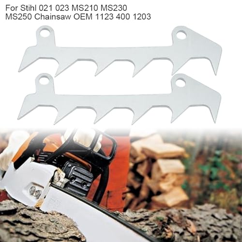 XUXHOU Sustainable Stoßfänger Spike Felling Dog Kit für MS170 MS180 MS210 MS250 NEU 017 018 021 KAINSAW, Landwirtschaft Geeignet, Fischerei, 2 PCs Home Supplies von XUXHOU