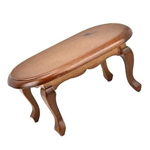 XUXHOU Tee Tischspielzeug aus Holz, 1:12 Tasche Holz Teeskisch von XUXHOU
