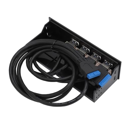XUXHOU USB 3.0 Frontplatte Hub Hublable High Speed 4 Ports Optical Drive Extension Panel für Desktop Motherboard XUXHOU USB 3.0 Frontplatte Hub Hublable High Speed 4 Ports Optical Drive Extension Panel für Desktop Motherboard von XUXHOU