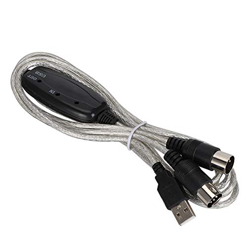 XUXHOU USB MIDI -Kabelkonverter für Musik -Tastatur, Plug & Play, 16 InputOutput Kanäle, LED Indikatoren für Computer PC Music Studio Enthusiasten XUXHOU USB MIDI -Kabelkonverter für Musik -Tastatur, Plug & Play, 16 InputOutput Kanäle, LED Indikatoren für Computer PC Music Studio Enthusiasten von XUXHOU