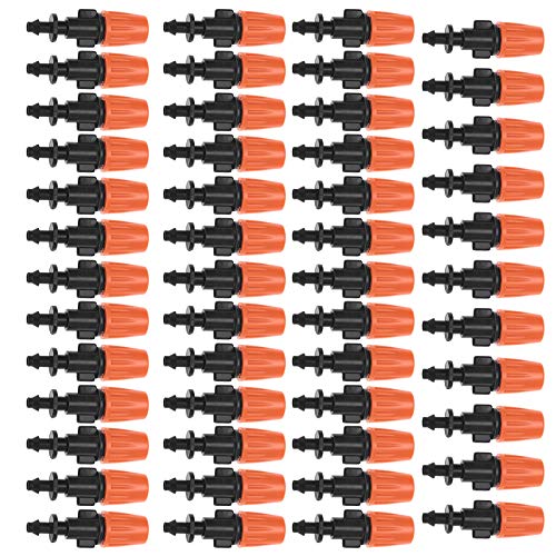 XUXHOU Verstellbare Misting -.s.Varmmond -Bewässerung Sprinkler Kopf Verstuitling Mundstück 50 Stcs/Set -Flocken für Garten Gewächshaus 4 Mm/7 Mm Röhre XUXHOU Verstellbare Misting -.s.Varmmond -Bewässerung Sprinkler Kopf Verstuitling Mundstück 50 Stcs/Set -Flocken für Garten Gewächshaus 4 Mm/7 Mm Röhre von XUXHOU