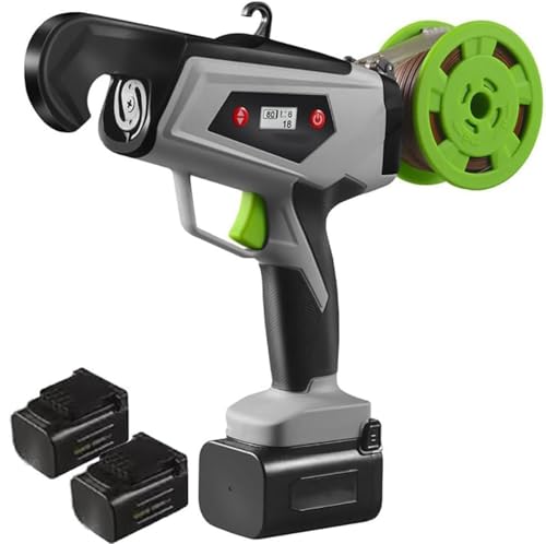 XUXIAO Pflanzenbindemaschine, kabellose Garten-Weinberg-Bindebandmaschine, mit LCD-Display, 3-8 Gänge, maximaler Bindedurchmesser 25 mm, für Tomaten, Trauben XUXIAO Pflanzenbindemaschine, kabellose Garten-Weinberg-Bindebandmaschine, mit LCD-Display, 3-8 Gänge, maximaler Bindedurchmesser 25 mm, für Tomaten, Trauben von XUXIAO