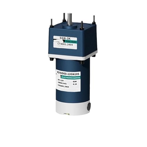 XUXINYCS 12V 24V DC Getriebe Reduziermotor 60W Hohe Drehmomentdrehzahl Einstellbarer Gleichstrommotor CW CCW XUXINYCS 12V 24V DC Getriebe Reduziermotor 60W Hohe Drehmomentdrehzahl Einstellbarer Gleichstrommotor CW CCW von XUXINYCS