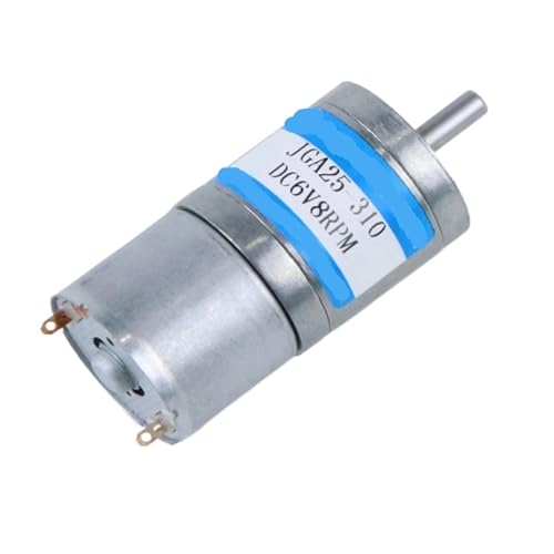 XUXINYCS 25 mm DC Getriebemotor PWM 6 V 12 V D-Schaft Metall Getriebemotor JGA25-310 Einstellbare Geschwindigkeit Can CW CCW von XUXINYCS