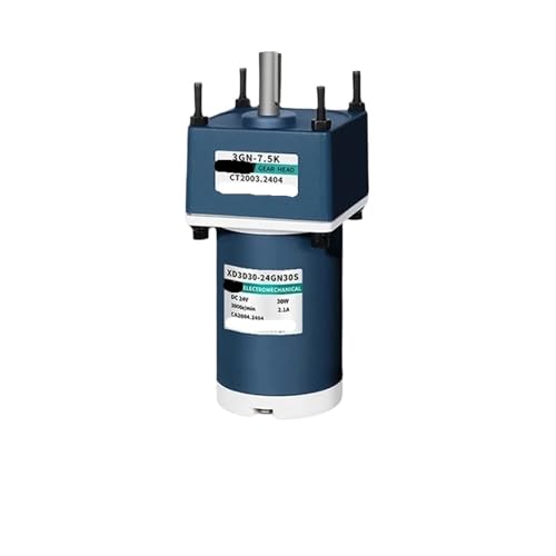 XUXINYCS 30 W DC Getriebe Reduziermotor Hohe Drehzahl Einstellbar 12V 24V DC Silent Motor CW CCW von XUXINYCS