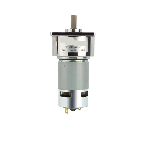 XUXINYCS 35 W DC Getriebemotor 60GA775 Großes Drehmoment Can CW CCW Einstellbare Geschwindigkeit Motor Miniatur Niedrige Geschwindigkeit Kleiner Motor von XUXINYCS