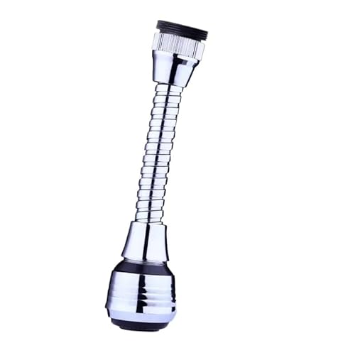 XUXPFJ Küchenhelfer 2 Modi 360 drehbarer Bubbler Hochdruck-Wasserhahn-Extender Wassersparendes Badezimmer-Küchenzubehör(Long) von XUXPFJ