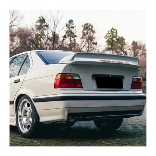 XUXRHMEAN Für B&MW 3er E36 1990–2000 M3 GT Limousine Coupé Heckspoiler Auto Heckstoßstange Spoiler Diffusor(Matte Black) von XUXRHMEAN