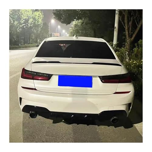 XUXRHMEAN Für B&MW G20 G28 M3 3er Reihe 320i 325i 328i 2017-2022 Heckspoilerlippe Auto Heckstoßstange Spoiler Diffusor(Carbon Fiber Pattern) von XUXRHMEAN