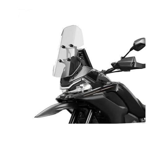 XUXRHMEAN Für CFMOTO 800 MT-X 700MT 2024 2025 Motorrad-Windschutzscheibe Erhöhtes Zubehör Motorrad Windabweiser Spoiler(Transparent 48cm) von XUXRHMEAN
