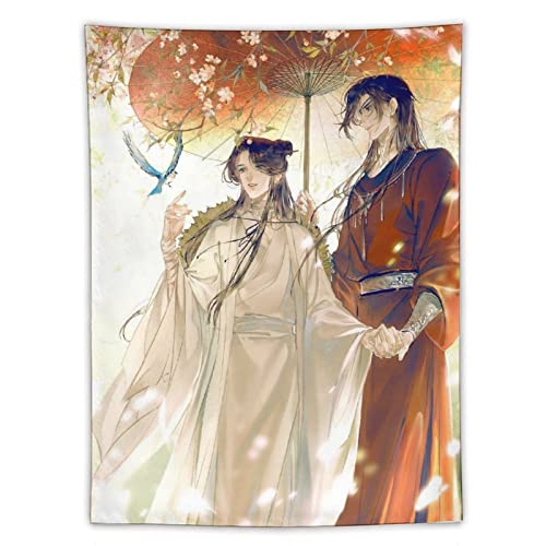 Heavenly Official's Blessing Hot Chinese Anime Poster Antik Print Tapisserie Wandkunst Polyester Gemälde Geschenke Schlafzimmer Wohnzimmer Dekor Modern Home 152,4 x 203,2 cm von XUYANG