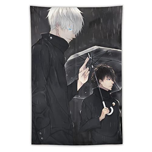 Jujutsu Kaisen Drucke Megumi Fushiguro Satoru Gojo Bilddruck Polyester Wandteppich Kunst Wandteppiche Dekor Moderne Heimkunstwerke Geschenkidee 101,6 x 152,4 cm Jujutsu Kaisen Drucke Megumi Fushiguro Satoru Gojo Bilddruck Polyester Wandteppich Kunst Wandteppiche Dekor Moderne Heimkunstwerke Geschenkidee 101,6 x 152,4 cm von XUYANG