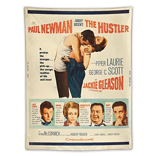 The Hustler Old Movie Poster Vintage Wandteppiche Kunstdruck Wandbild Foto Farbe Wandteppich Hängende Bild Familie Schlafzimmer Dekor Geschenk 152,4 x 203,2 cm von XUYANG