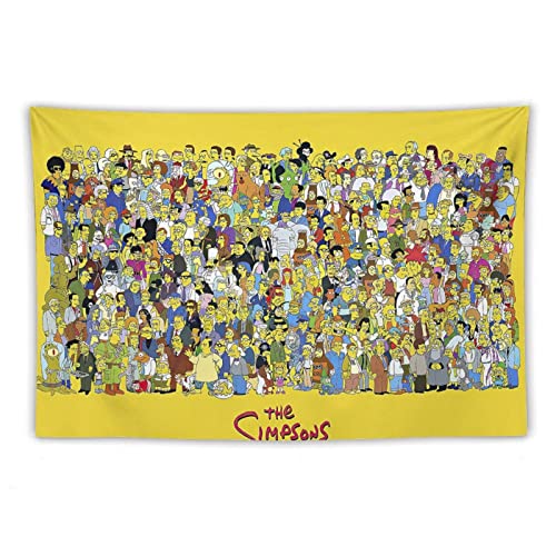 The Simpsons All Characters Collection American Anime Poster Kunst Tapisserie Polyester Malerei Dekor Wanddruck Fotogeschenke Zuhause Modern Dekorative Wandteppiche 101,6 x 152,4 cm The Simpsons All Characters Collection American Anime Poster Kunst Tapisserie Polyester Malerei Dekor Wanddruck Fotogeschenke Zuhause Modern Dekorative Wandteppiche 101,6 x 152,4 cm von XUYANG